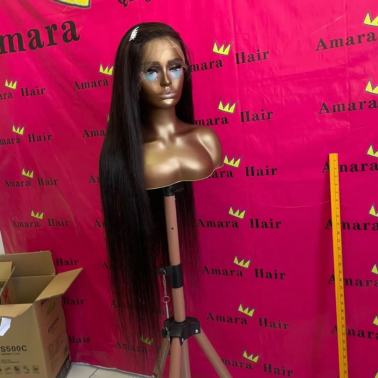 Amara best hot selling human hair wigs full frontal 40inch real hd lace wig raw indian human hair 360 wig pre plucked in stock
