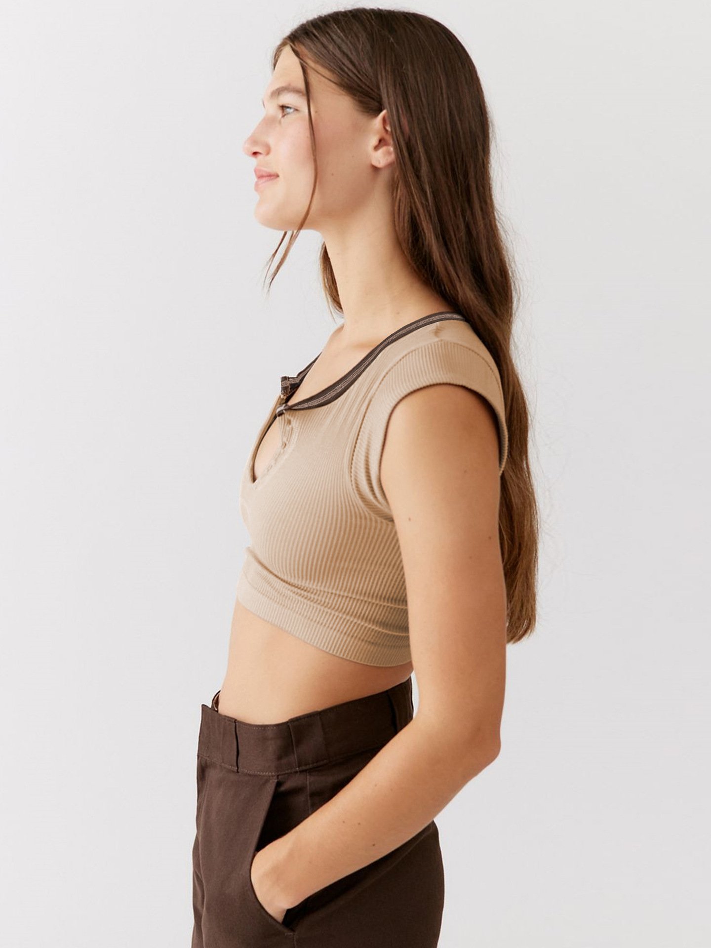 2023 Summer Baby Tee Y2k Crop Tops Tee Shirt Sexy Thin Blank Shirt for Woman 100% Cotton Breathable High Quality Plain T-shirt