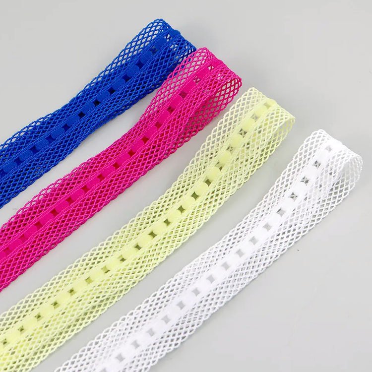 Garment underwear nylon mesh lash elastic webbing band garment dress sew decor lace trim elastic tape webbing