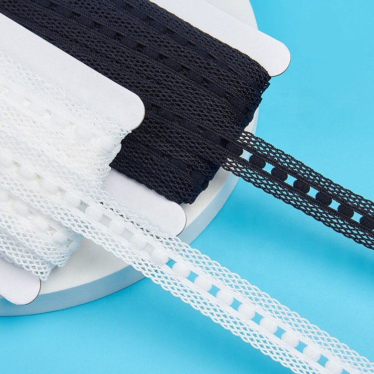 Garment underwear nylon mesh lash elastic webbing band garment dress sew decor lace trim elastic tape webbing