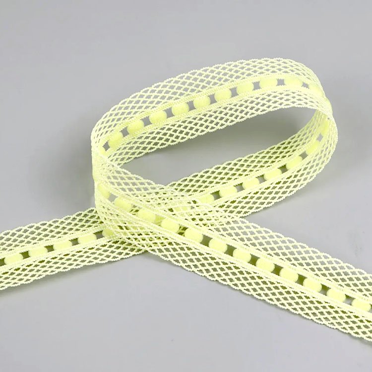 Garment underwear nylon mesh lash elastic webbing band garment dress sew decor lace trim elastic tape webbing