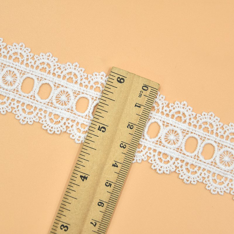 cheap lace Tri-color sewing fabric nylon material delicate lace cotton material clothing accessories lace