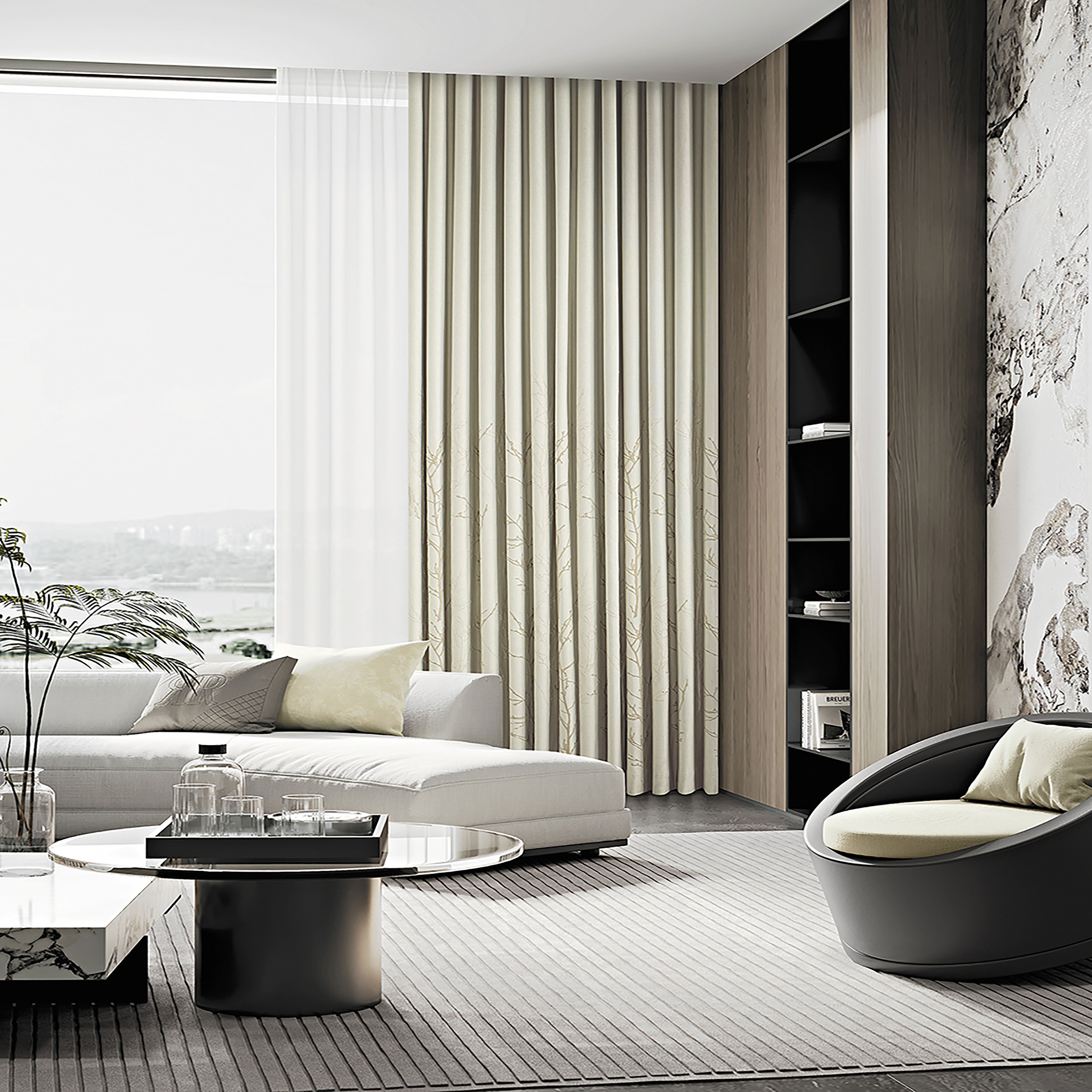2024 New High-End 3D Embroidery Bedroom Curtains Full Blackout Fresh Fashion Living Room Thickened Sunscreen Woven Pattern Girls