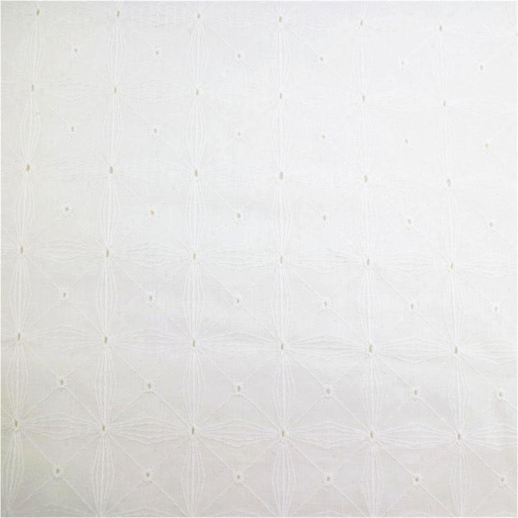 Multicolour 95% Polyester 5% Spandex Embroider Skeleton White Fabric For Curtain