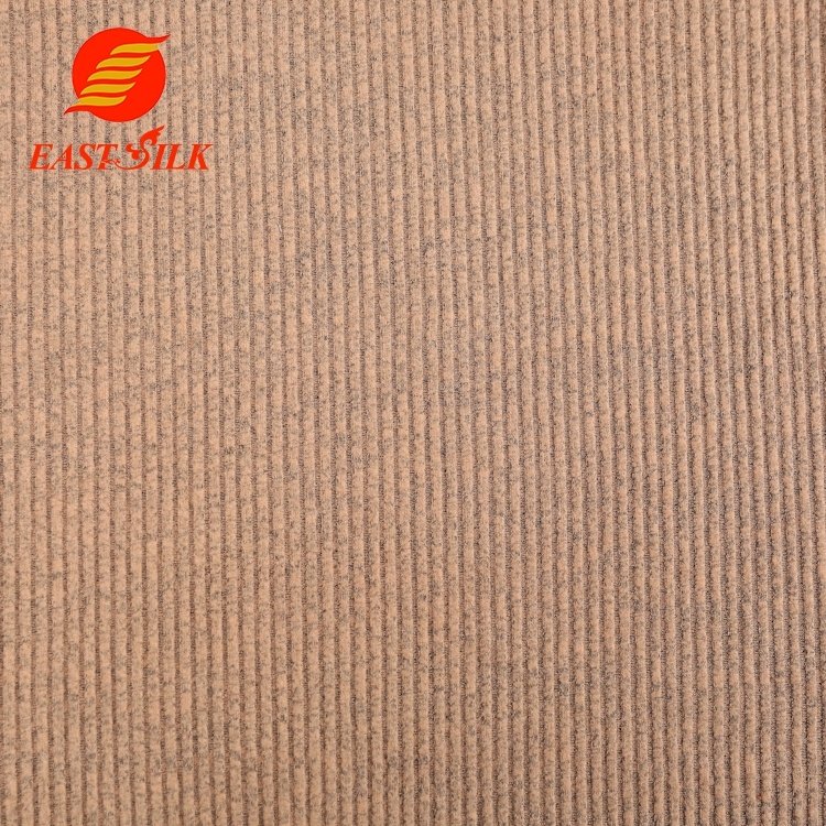 Rib Fabric for Homewear Latest Products Soft Touch Rayon Polyester Jersey Fabric 75% RAYON 22% Poly 3% Spandex Knitted Yarn Dyed