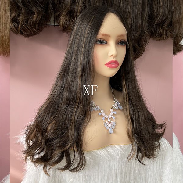 XF Wigs Hot Selling Top Quality Lace Top Jewish Wig Virgin European Remy Hair Kosher Wigs 100% Virgin Human Hair