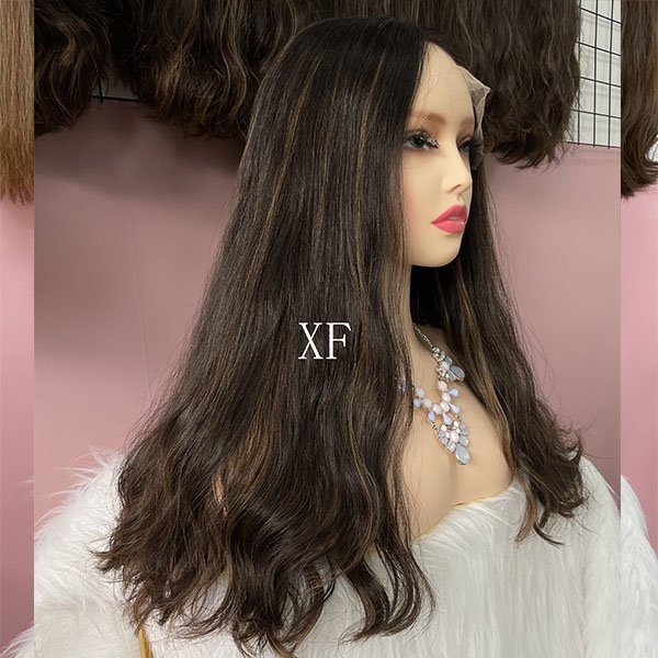 XF Wigs Hot Selling Top Quality Lace Top Jewish Wig Virgin European Remy Hair Kosher Wigs 100% Virgin Human Hair