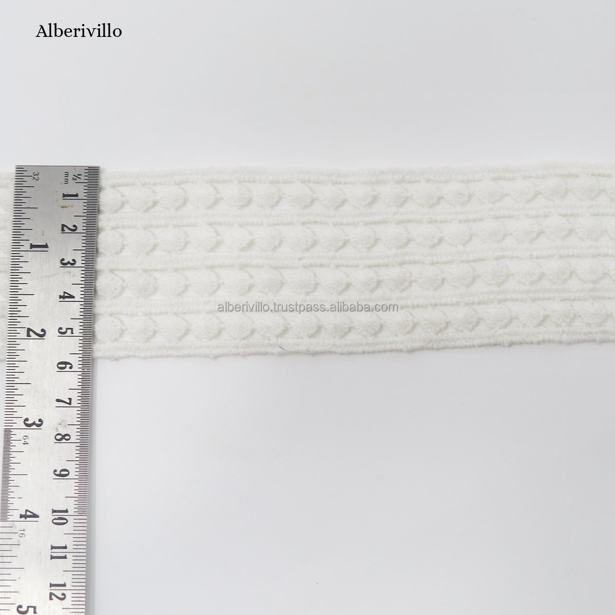 Affordable Laces for Clothing & Home Textile Trim White Cotton Lace with High Quality Sequin Fabric