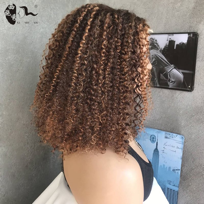 Blonde Highlighted Color Water Wave Raw Long Lacefront Curly Human Hair Wigs Vendors Swiss HD 4x4 Lace Frontal Closure Wigs