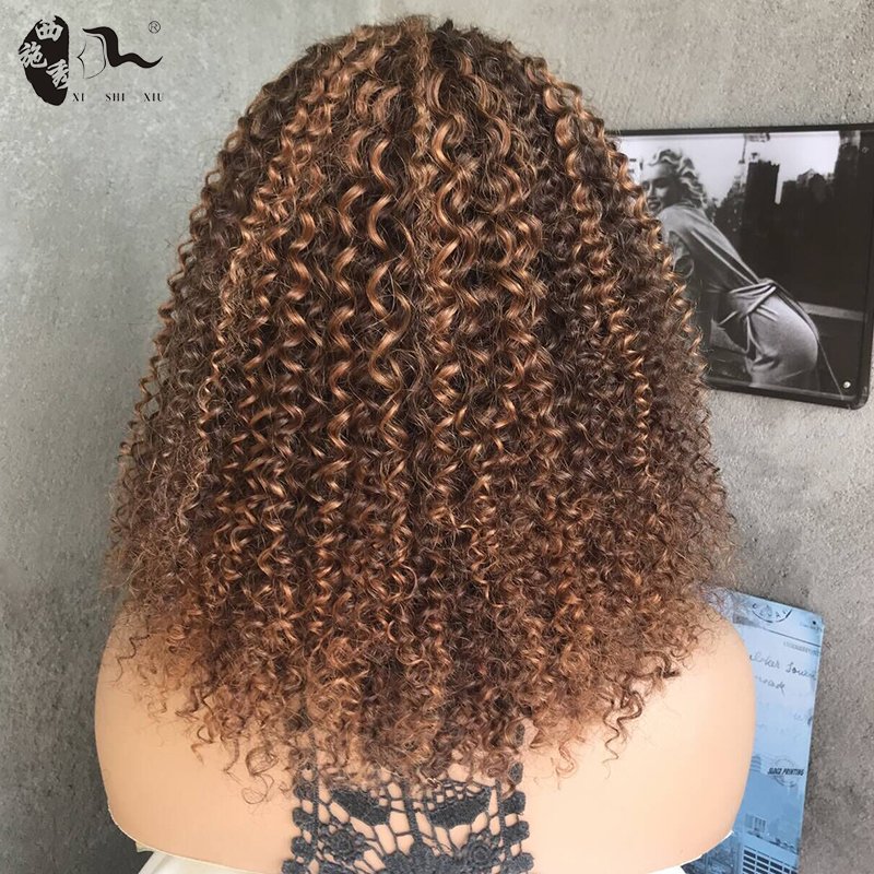 Blonde Highlighted Color Water Wave Raw Long Lacefront Curly Human Hair Wigs Vendors Swiss HD 4x4 Lace Frontal Closure Wigs