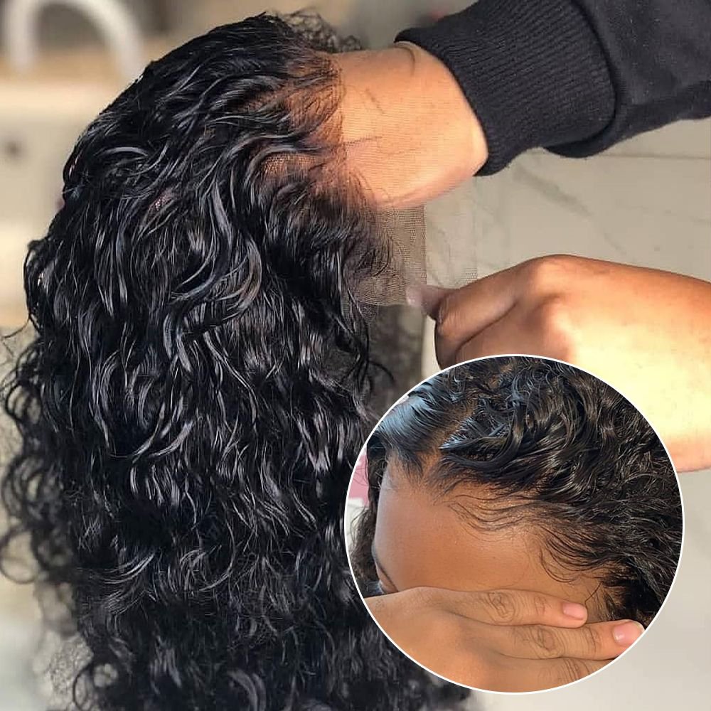 Wholesale 10A 12A Brazilian Virgin Hair Short Bob Wig Human Hair Lace Front Wig Kinky Curly HD Lace Frontal Wig For Black Women