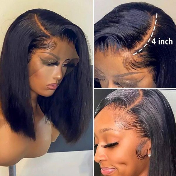 Loose Deep Unprocessed Raw Hair Bob Wig Lace Front,Wholesale Short Human Hair Lace Front Wig,Brazilian Hair Hd lace Frontal Wigs