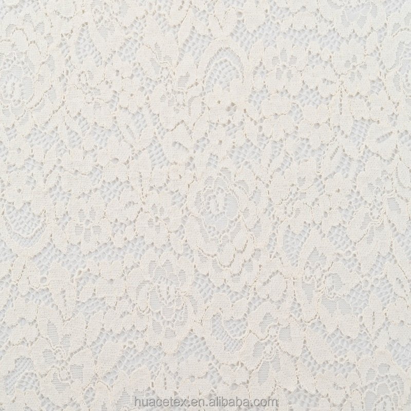 2023 Newest French Lace Nylon Cotton Lace Floral Wedding Dress Fabric