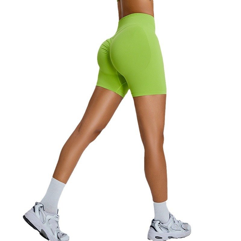 Conjunto Deportivo Mujer Fitness Yoga Rib-Knit Shorts High Waist Short Pant Gym Short Legging Scrunch Bum Yoga Shorts Women