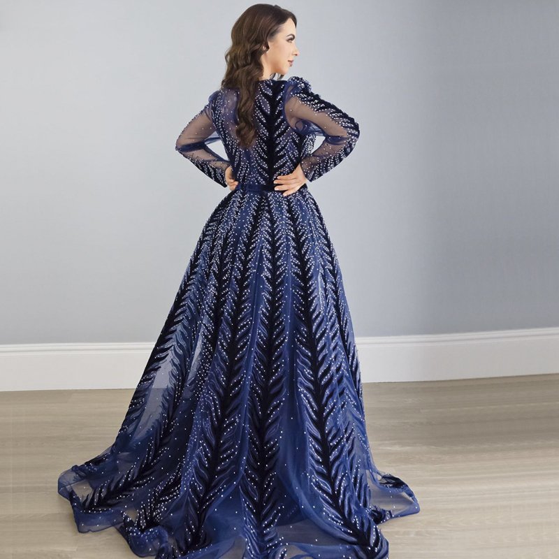 Jancember SCZ172 New Arrivals Ball Gown Fashion Elegant High Quality Long Lace Evening Dress
