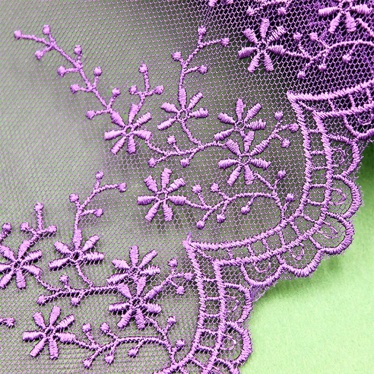 New Color Fashion Lace Clothing Toys Home Textile Decorative Accessories Mesh Embroidery Manufacturers Wholesale