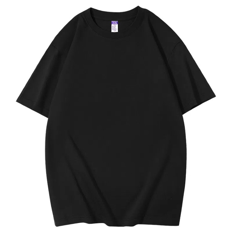 Custom High Quality Printed Cotton Ribbed Collar Multi-size Women's Short Sleeves T-shirt