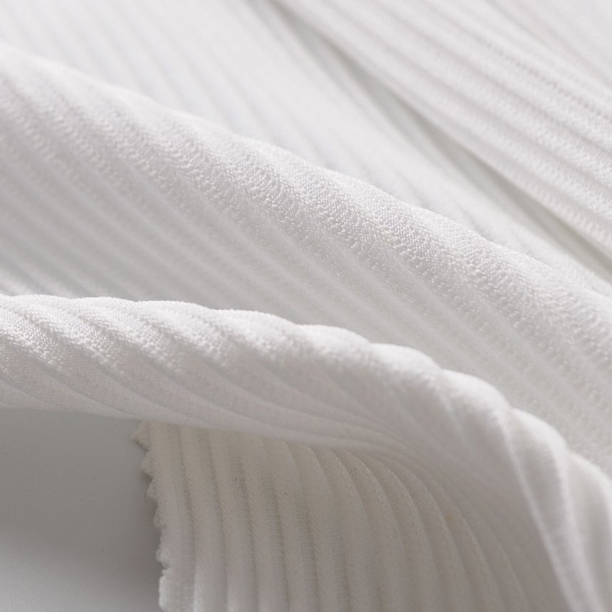 High quality free samples 88% polyester 12% spandex knit Stretch ribbed swimwear fabric for bikini