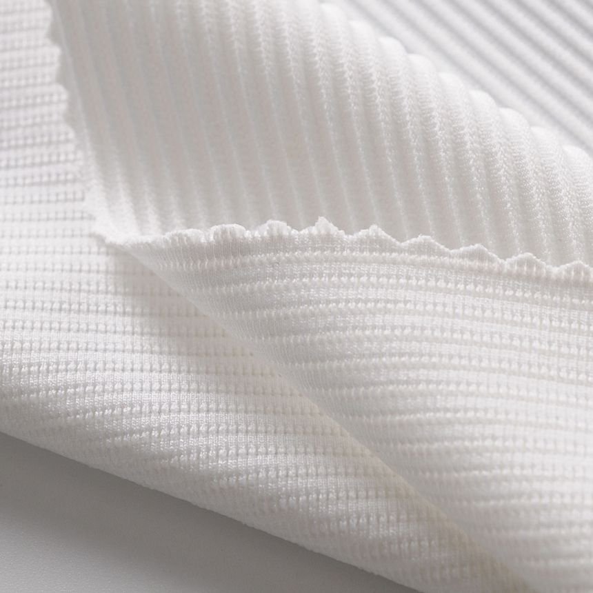 High quality free samples 88% polyester 12% spandex knit Stretch ribbed swimwear fabric for bikini