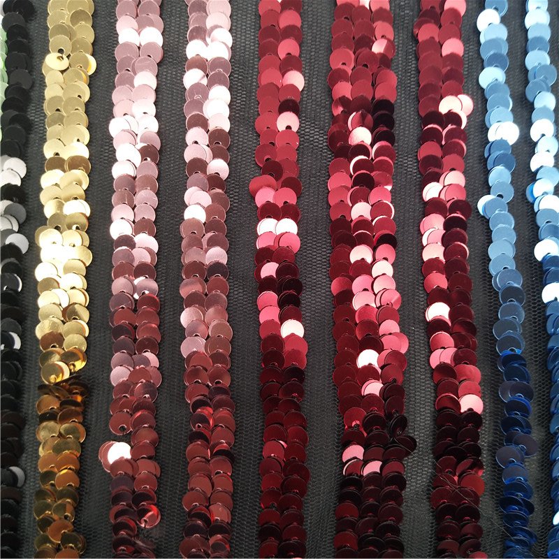 Lace Mesh 3d Flowers for Bridal Wedding Dress Beaded Lace Fabric Embroidery Sequin Lace Fabric Hot Colorful Mesh 120cm Rsp216