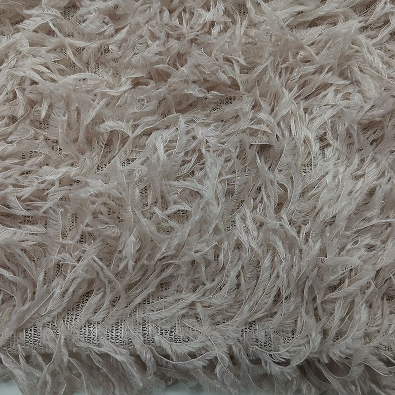 Wholesale Garment Accessories Faux Feather Turkey Feathers Decor Dress Fabric Fur Fabric