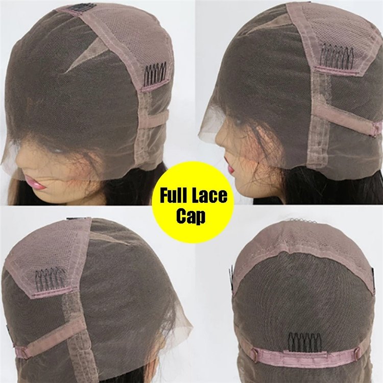 Wholesale glueless 360 human hair wigs for women 13x6 hd lace frontal wig virgin brazilian straight perruque full lace wig human
