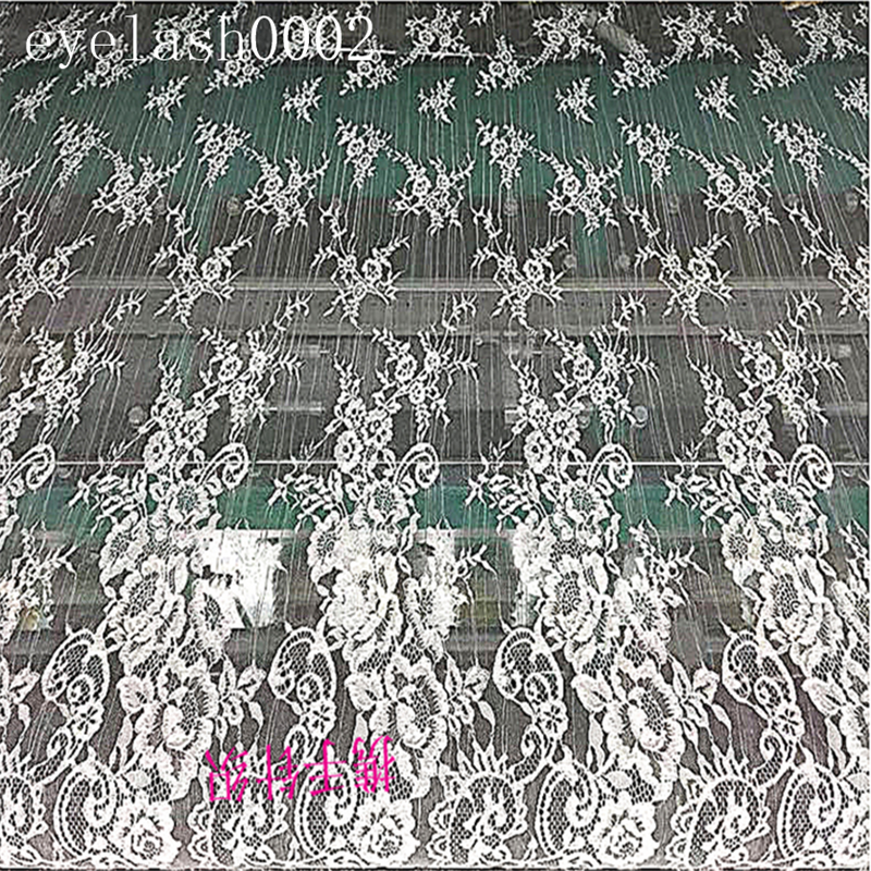 Professional Manufacture Nylon Eyelash Lace Fabric Nylon Net Fabric Thick Stretch Gold Thread Lace Trim