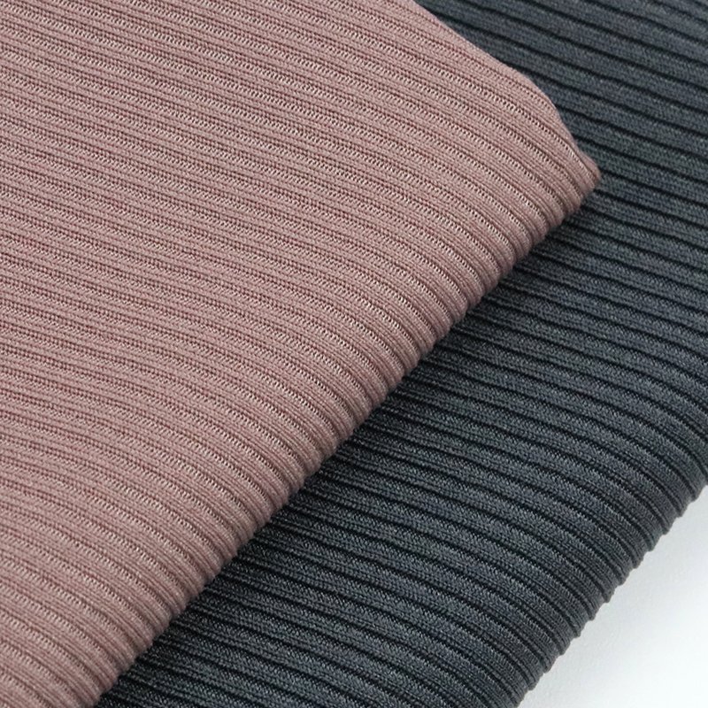 94% nylon 6% spandex skin friendly fabric 70/20N weft knitted nylon recycled rib 2x2 underwear fabric