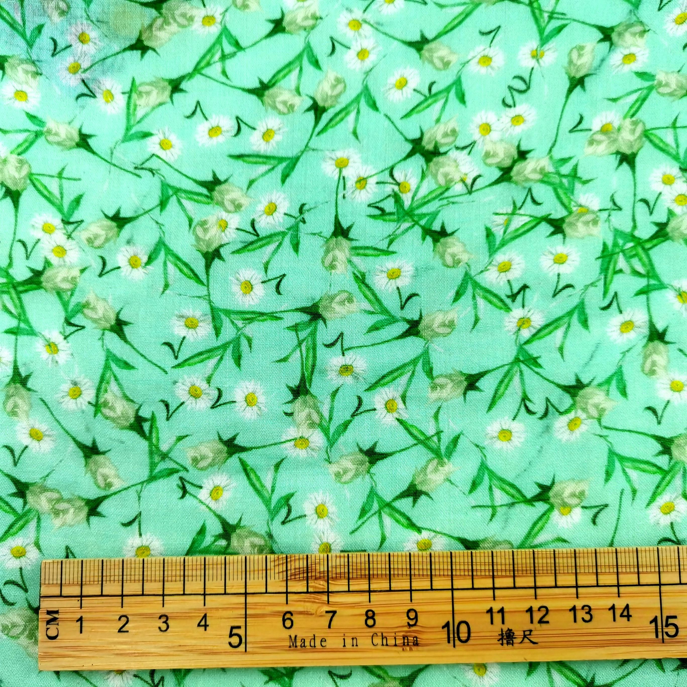 OEM Custom Design Colorful Floral pattern Ramie Linen Woven eco-friendly print Fabrics for lady' Clothing