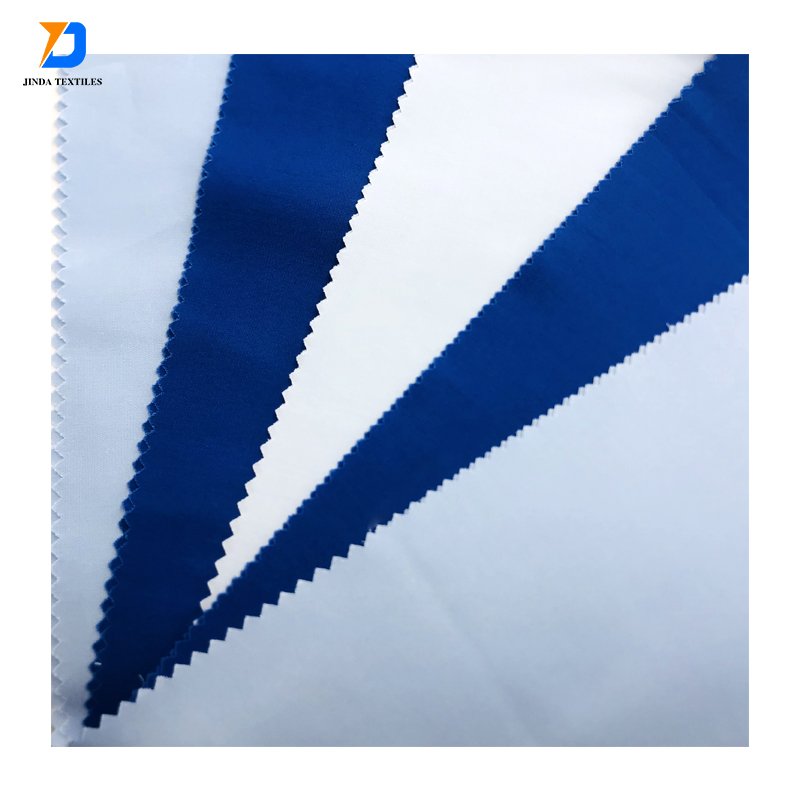 Jinda tissu Hot selling 100% polyester or poly fabrics gabardine or canvas fabric chef uniform fabric