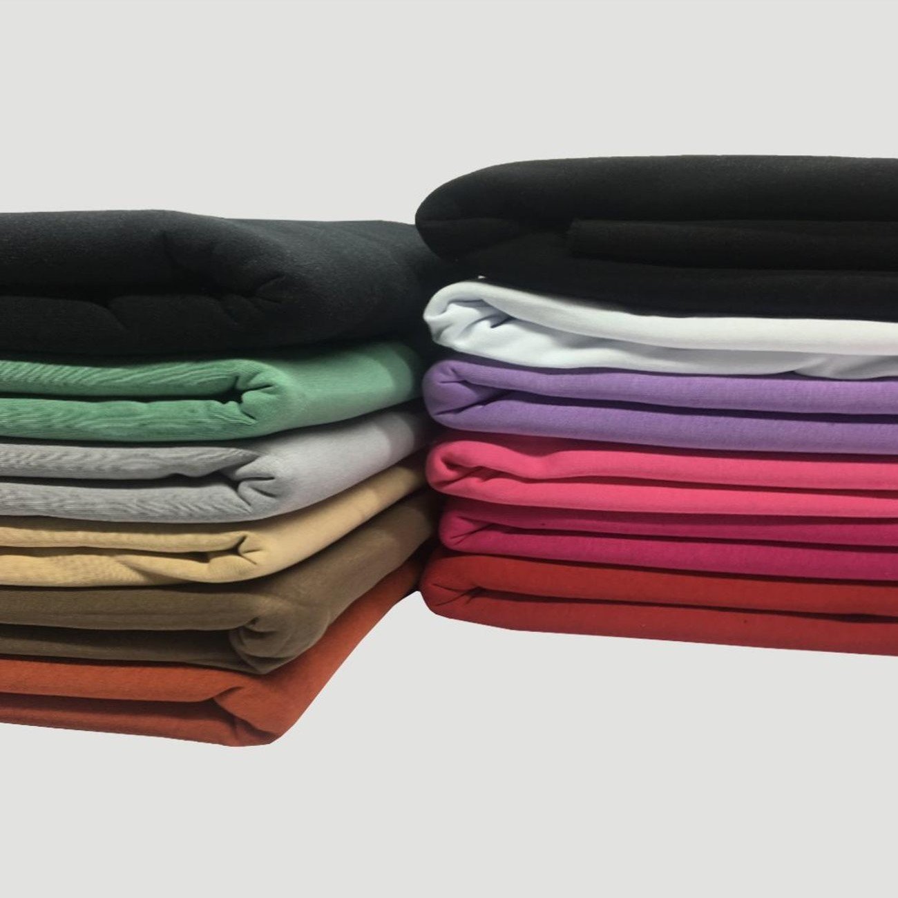 Three Ply Fleece Fabric Wholesale Factory Knitted 65% Cotton 35% Polyester French Terry terry cotton three thread Polyester