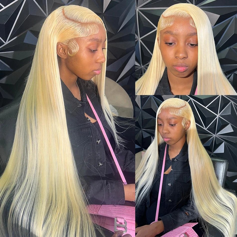 Blonde 613 HD Lace Front Wig 100% Human Hair Frontal Wig 30 Inch Glueless Blonde 613 Full Lace Wig 13x6 13x4 Hd Lace for Women