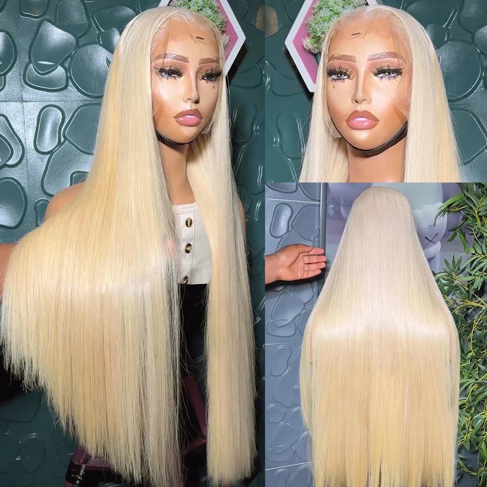 Blonde 613 HD Lace Front Wig 100% Human Hair Frontal Wig 30 Inch Glueless Blonde 613 Full Lace Wig 13x6 13x4 Hd Lace for Women