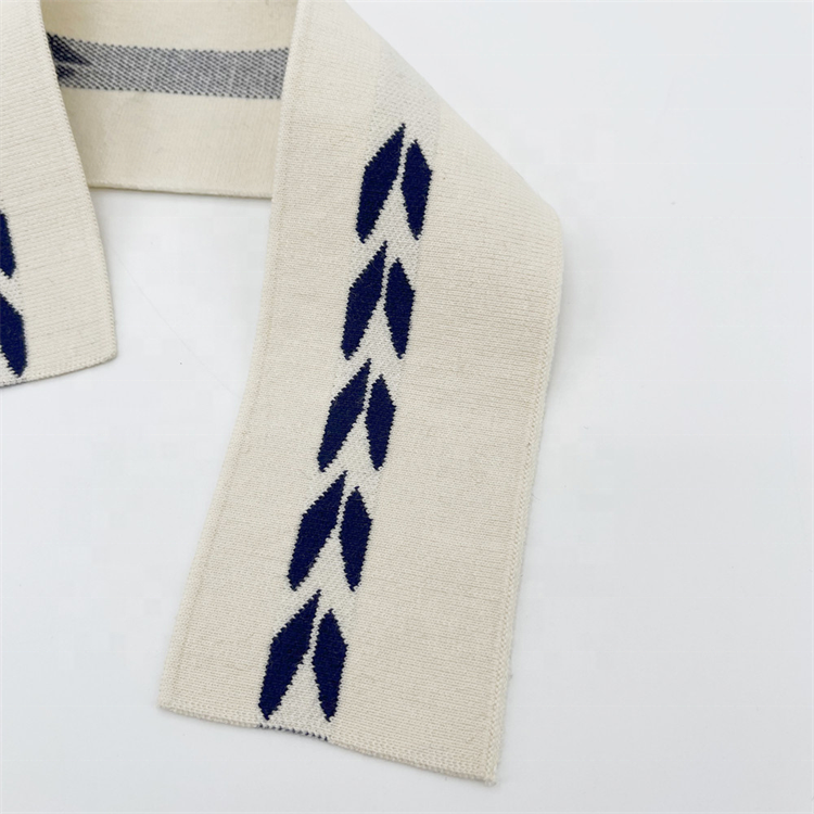 Professional Source Factory Custom Knitting Jacquard Rib Collar And Cuffs, Neckline knitting rib