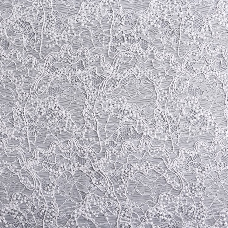 HA-17711E Latest Wedding Gown Embroidery Lace Cording Lace All-over Lace with all over cord embroidery