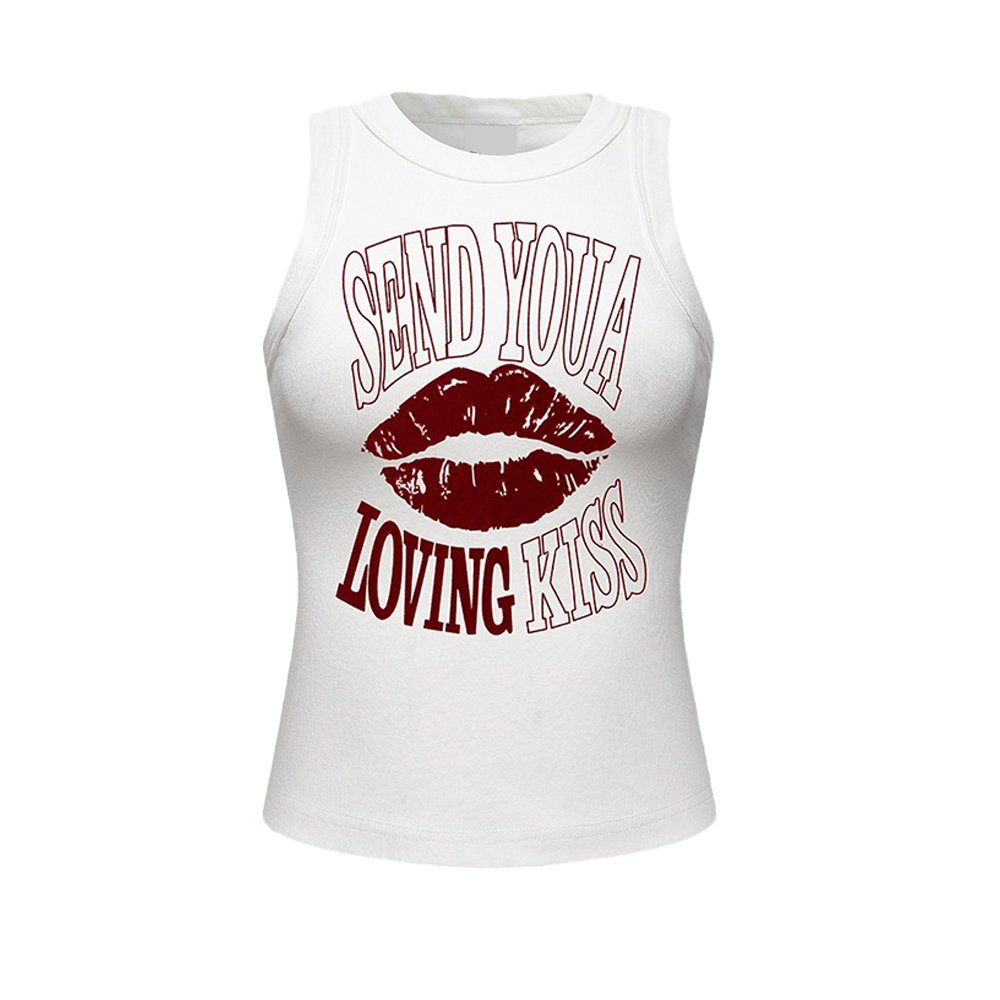 Sleeveless Women Tank Tops Cotton Ribbed Tanks Women Summer Shirts Crop Tops