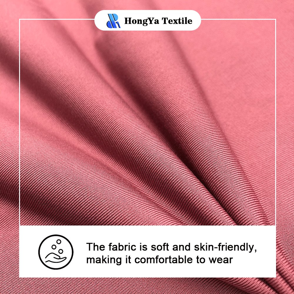 8% Spandex Fabric for Yoga High Quality Superfine Polyester Stretch 220g 92% Polyester Knitted Plain Dyed Underwear Fabric 165cm