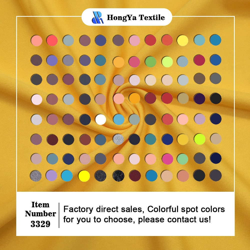 8% Spandex Fabric for Yoga High Quality Superfine Polyester Stretch 220g 92% Polyester Knitted Plain Dyed Underwear Fabric 165cm