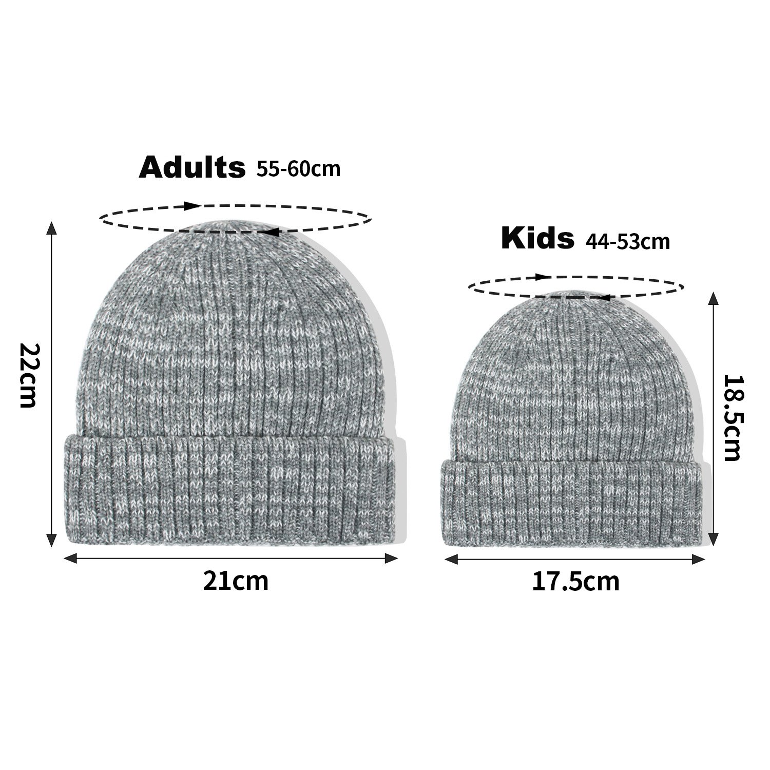 Winter Warm Satin Silk Line Beanie Blank Beanie Hats for Adult and Kids Solid Knit Beanie Cuffed Knit Hat Ski Cap Custom Logo