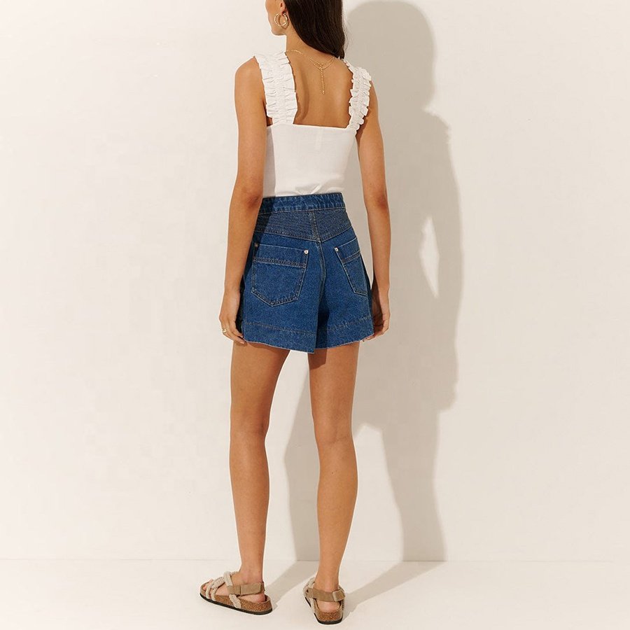 Fashion tights Bodysuit Women's pure cotton rib knitted sleeveless top elastic thin short sleeves