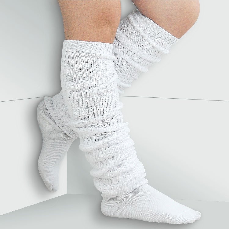 Custom Ribbed Long Leg Warmers Women Knit Loose Recycled Stacked Socks Custom Ribbed Slouch Socks