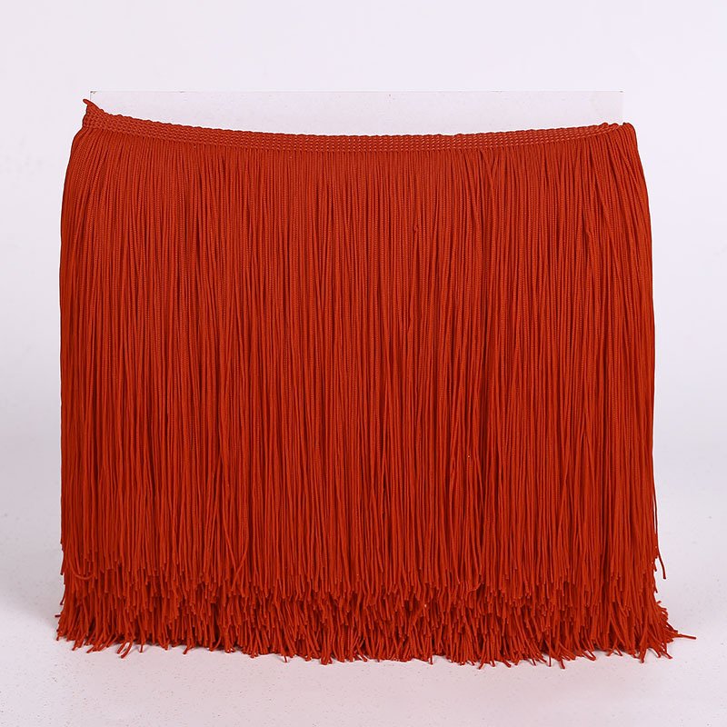 Width 50cm Double Line Nylon Vertical Latin Dress Clothing Accessories Home Textiles Curtain Fringe Tassel Lace Trim