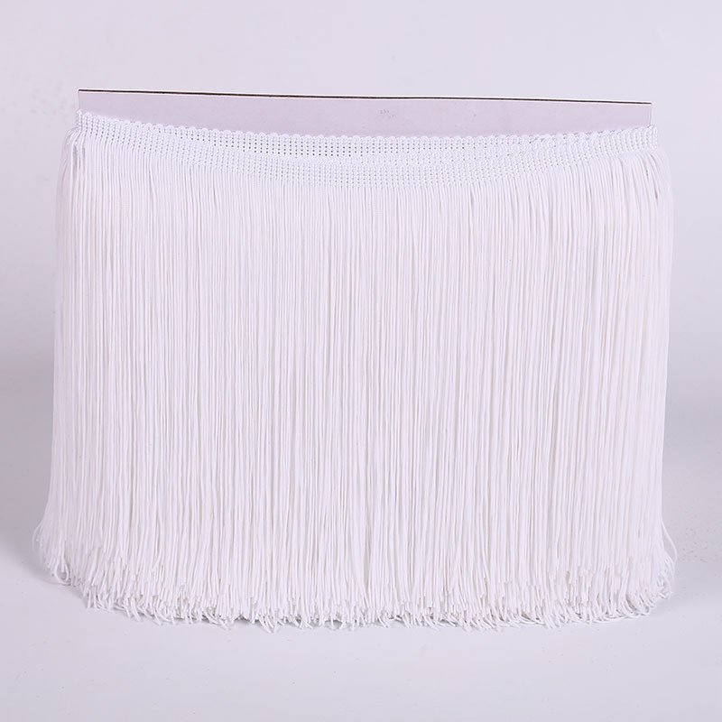 Width 50cm Double Line Nylon Vertical Latin Dress Clothing Accessories Home Textiles Curtain Fringe Tassel Lace Trim