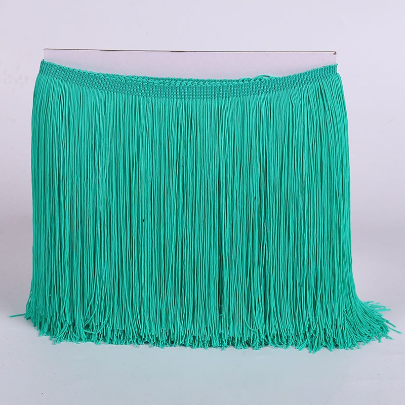 Width 50cm Double Line Nylon Vertical Latin Dress Clothing Accessories Home Textiles Curtain Fringe Tassel Lace Trim