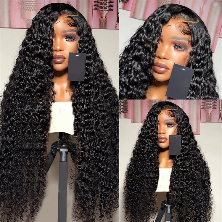 Raw Indian Hair Wigs From India Wholesale Vendor Human Hair Lace Font Wig Lace Frontal Loose Deep Wave Wig For Black Women