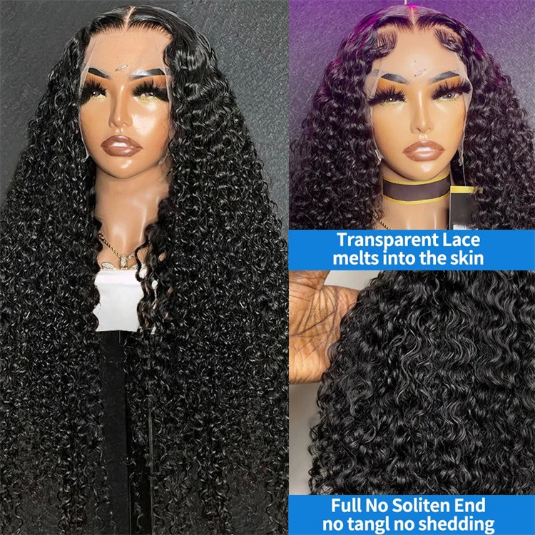 Raw Indian Hair Wigs From India Wholesale Vendor Human Hair Lace Font Wig Lace Frontal Loose Deep Wave Wig For Black Women