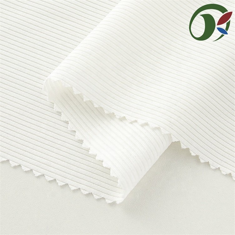 supplier Whole Sale Stock Knitted Fabric polyester Spandex Rib Fabric Knitted Fabric For Winter