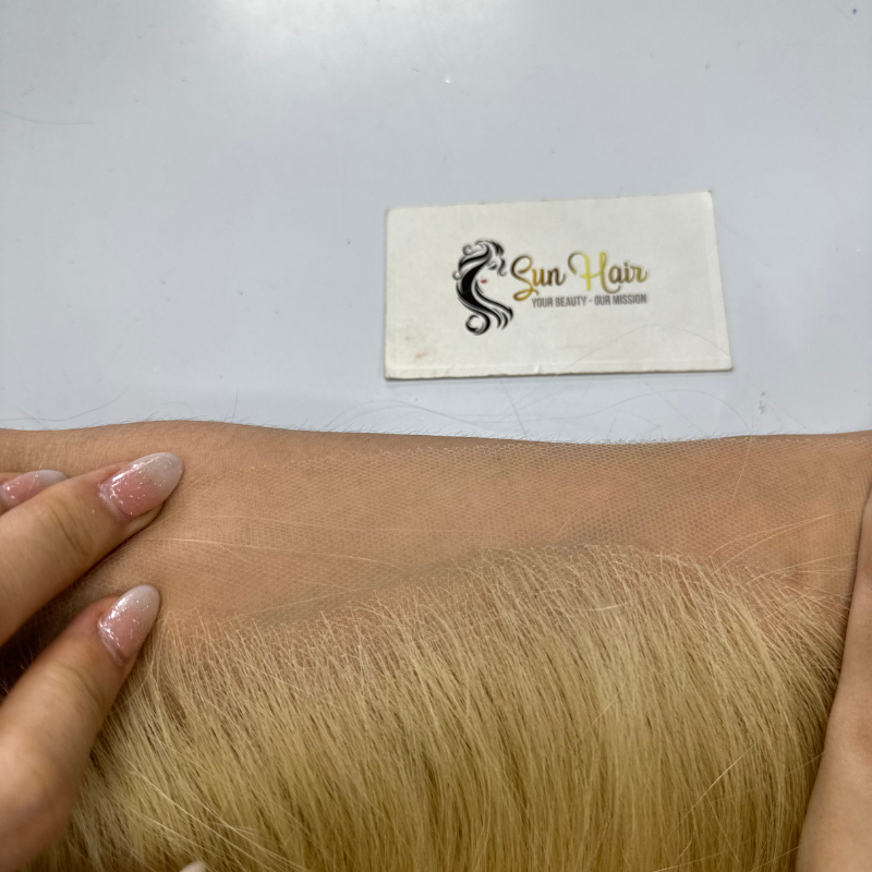 Wholesale Hot Fashionable Blonde Color 13x6 Frontal HD Lace 100% Vietnamese Raw Human Hair Extensions TOP 1 Beauty Products
