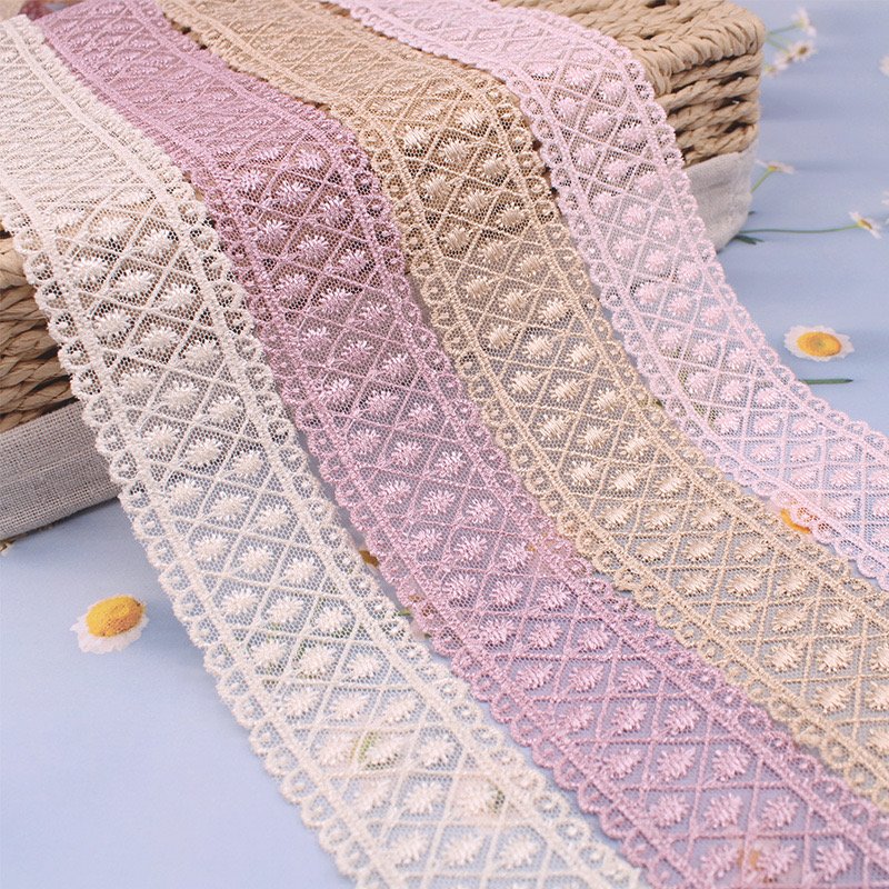 Fabric Sustainable Crocheted 2023 High Quality Chinese Embroidery Factory Direct Prices Milk Silk Guipure Trimming Lace White