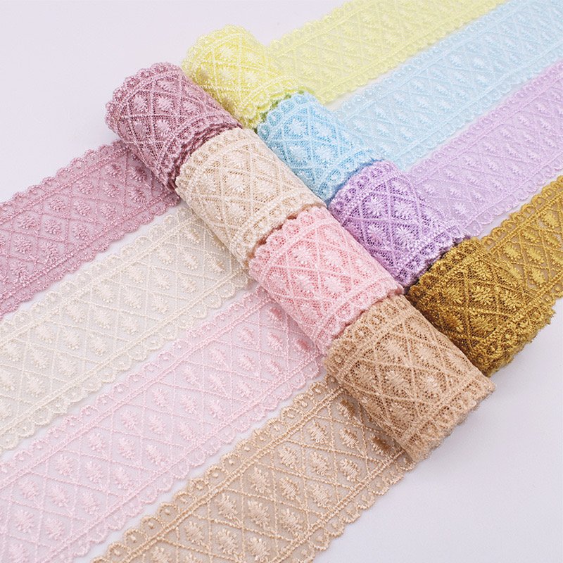 Fabric Sustainable Crocheted 2023 High Quality Chinese Embroidery Factory Direct Prices Milk Silk Guipure Trimming Lace White